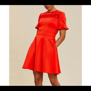 Ted Baker Women's Dress Red Size 2
